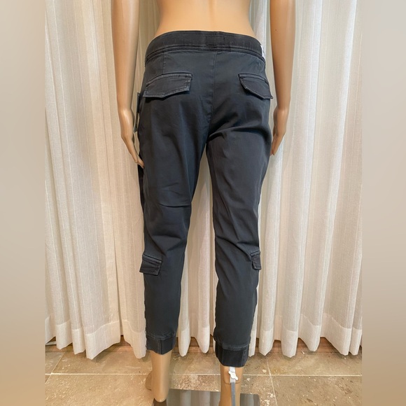 NWT Hudson Runaway Flight Pants Black Drawstring Waist 8 Pockets Size 25 - Picture 12 of 16